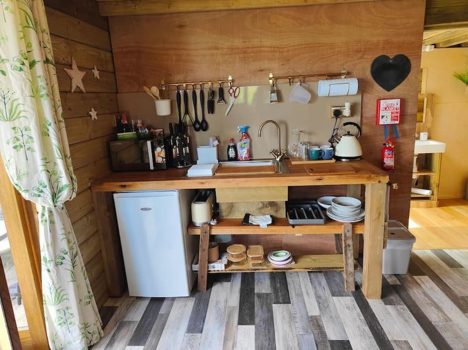 Little Swelle Cabin With Awesome Sea Views Poundstock Luaran gambar